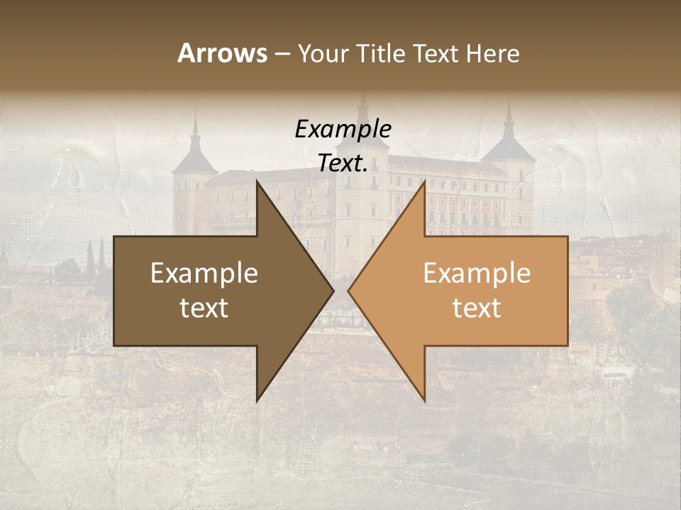 Architecture Medieval Alcazar PowerPoint Template