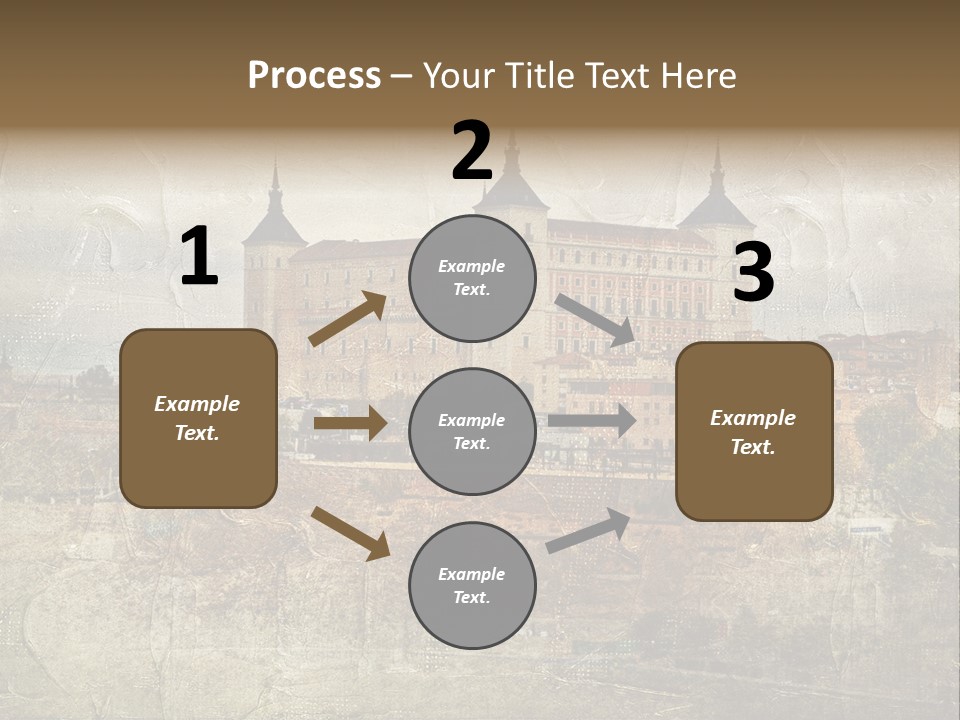 Architecture Medieval Alcazar PowerPoint Template