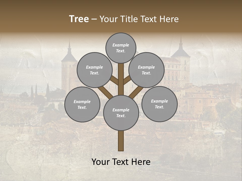 Architecture Medieval Alcazar PowerPoint Template