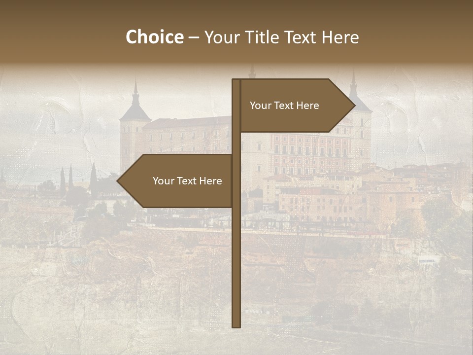Architecture Medieval Alcazar PowerPoint Template