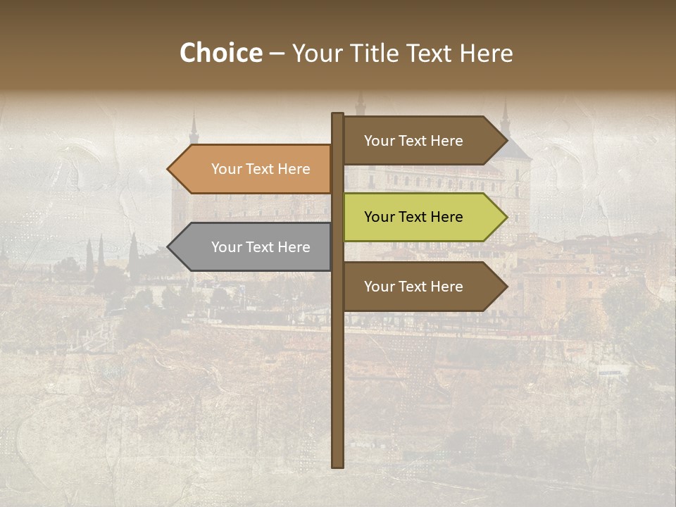Architecture Medieval Alcazar PowerPoint Template