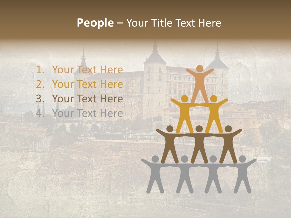 Architecture Medieval Alcazar PowerPoint Template