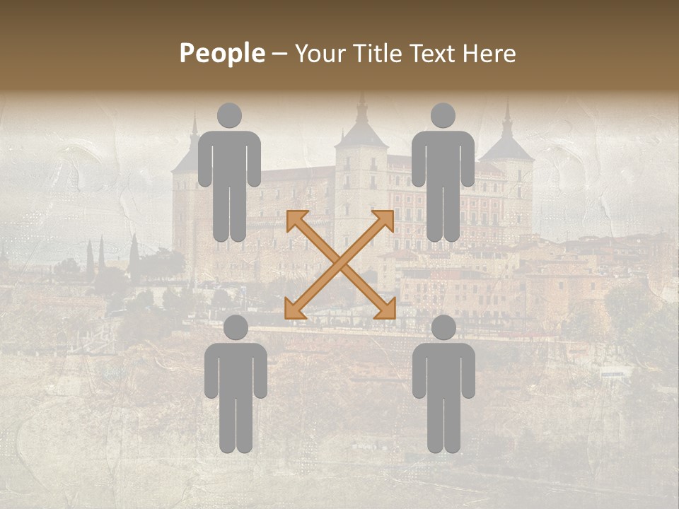Architecture Medieval Alcazar PowerPoint Template