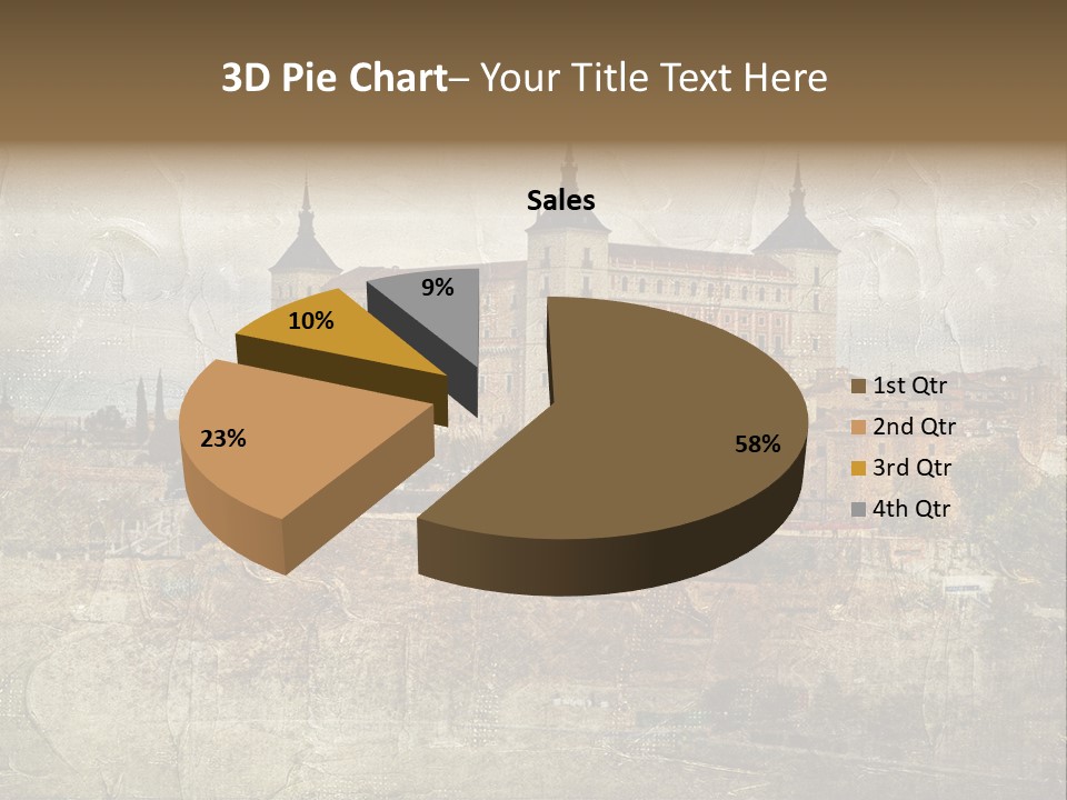 Architecture Medieval Alcazar PowerPoint Template