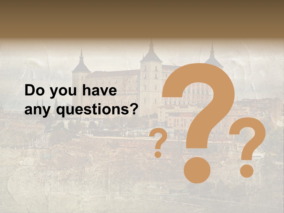 Architecture Medieval Alcazar PowerPoint Template