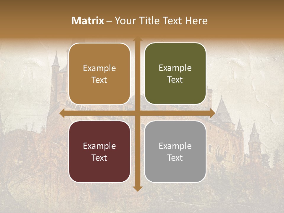 Majestic Palace Tower PowerPoint Template