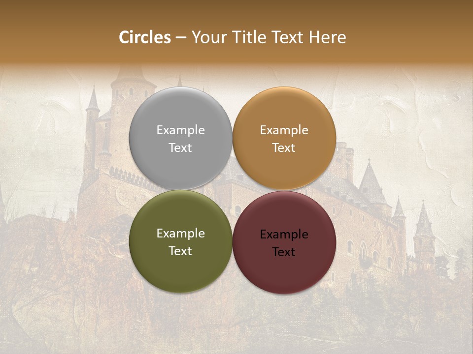 Majestic Palace Tower PowerPoint Template