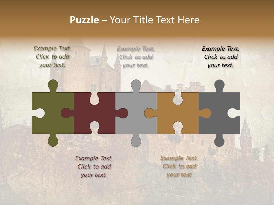 Majestic Palace Tower PowerPoint Template