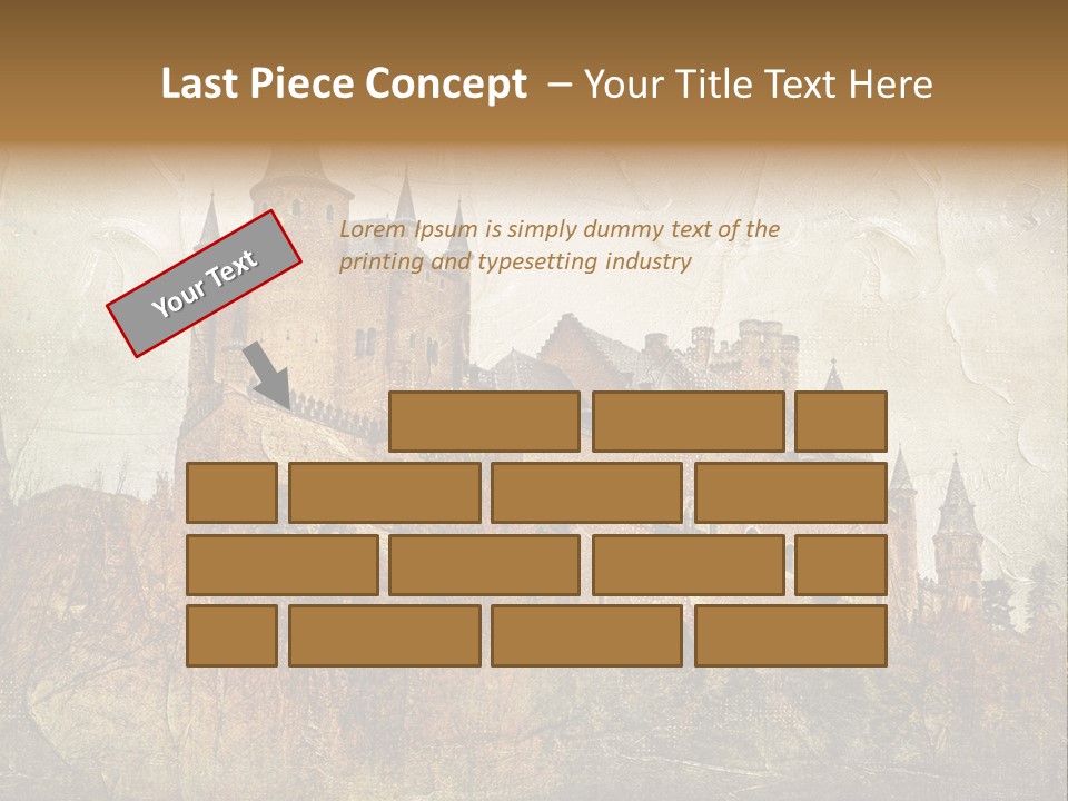 Majestic Palace Tower PowerPoint Template