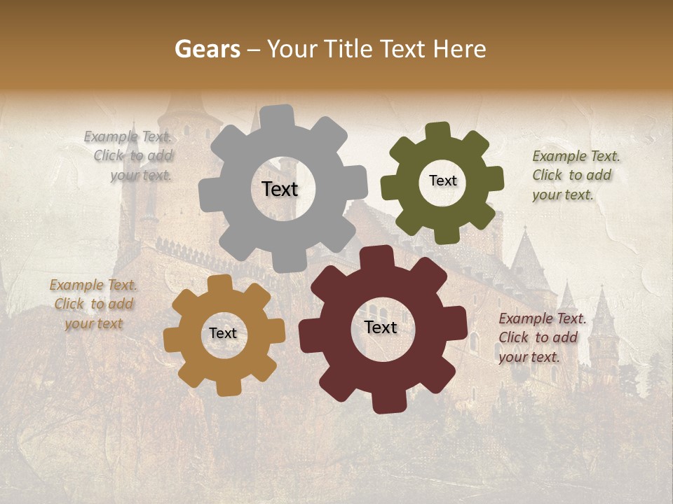 Majestic Palace Tower PowerPoint Template