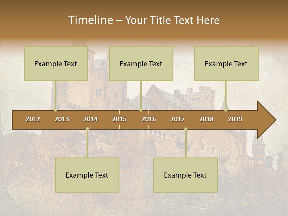 Majestic Palace Tower PowerPoint Template