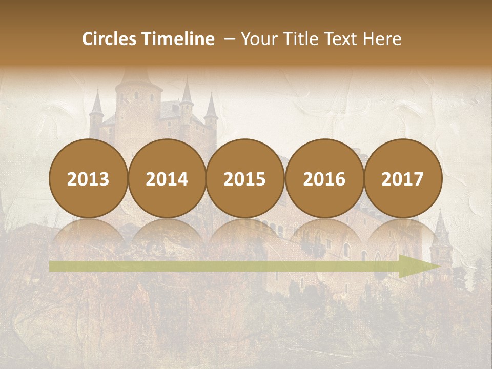 Majestic Palace Tower PowerPoint Template