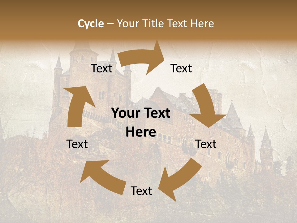Majestic Palace Tower PowerPoint Template