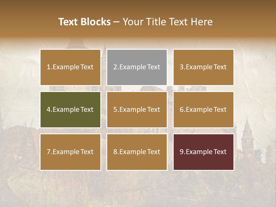 Majestic Palace Tower PowerPoint Template