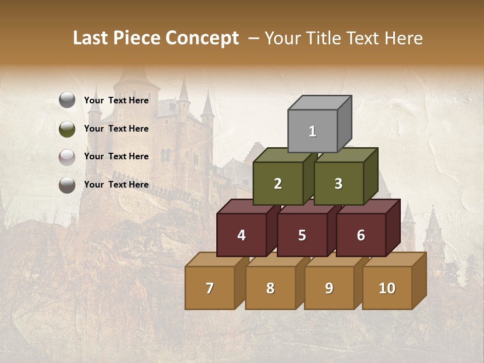 Majestic Palace Tower PowerPoint Template