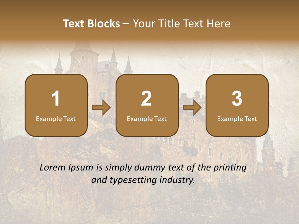 Majestic Palace Tower PowerPoint Template