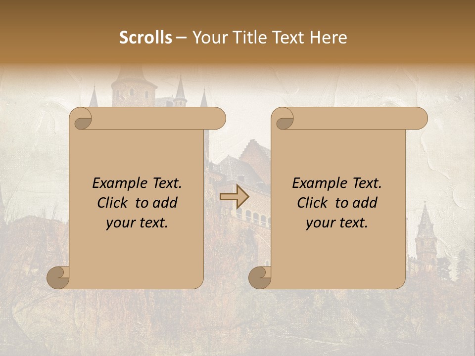 Majestic Palace Tower PowerPoint Template