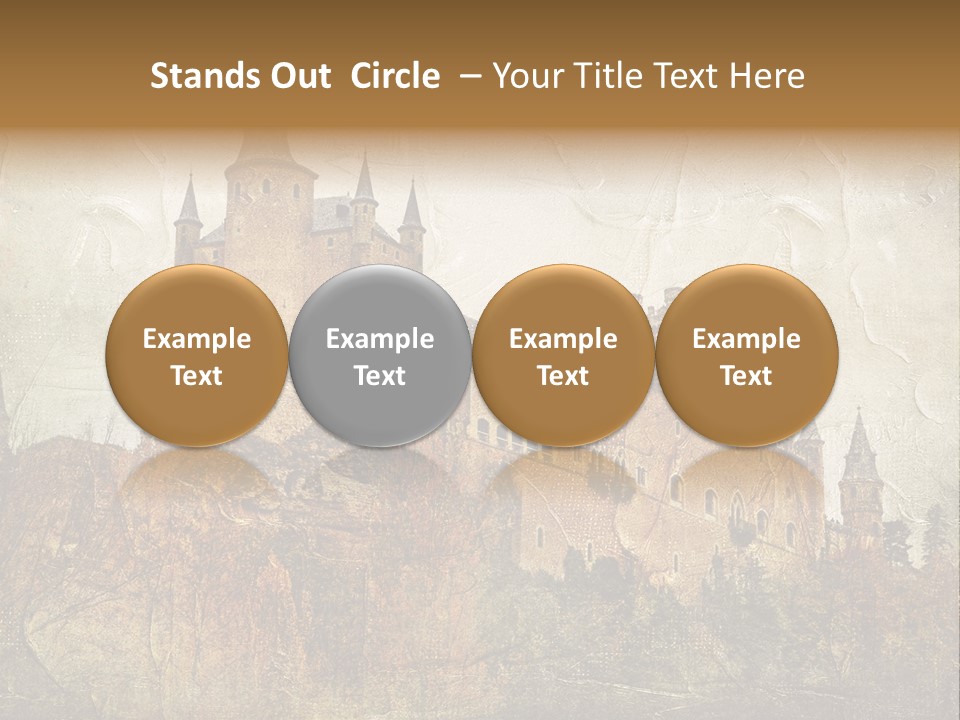 Majestic Palace Tower PowerPoint Template