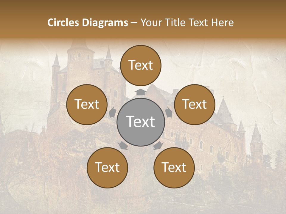 Majestic Palace Tower PowerPoint Template