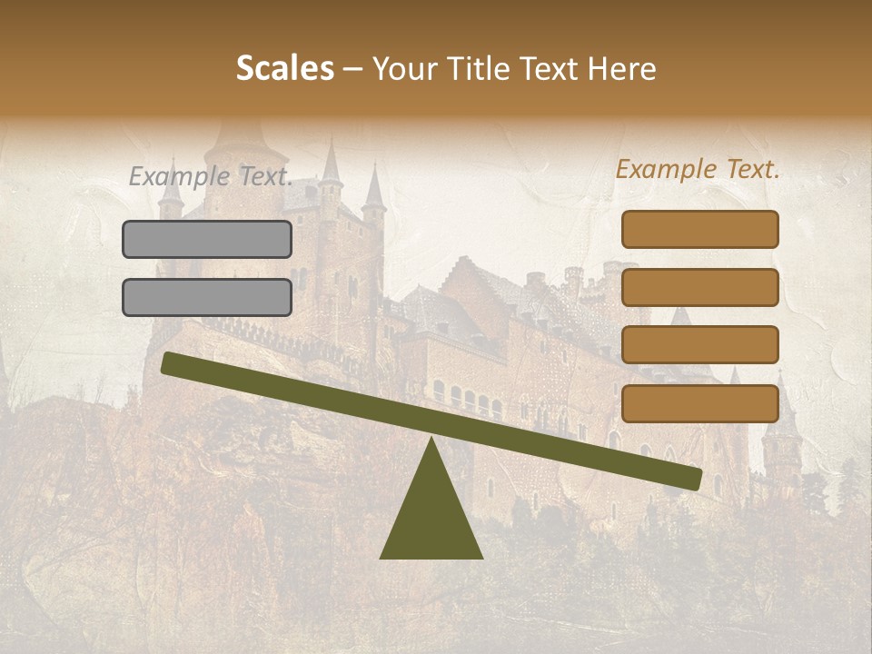 Majestic Palace Tower PowerPoint Template