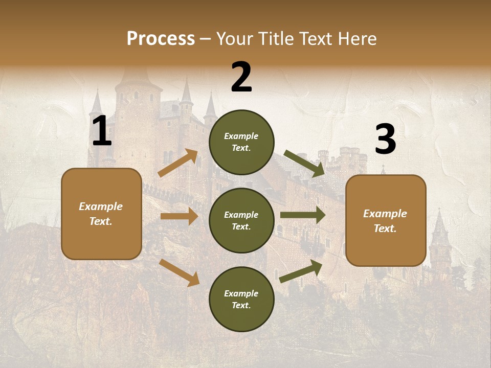 Majestic Palace Tower PowerPoint Template