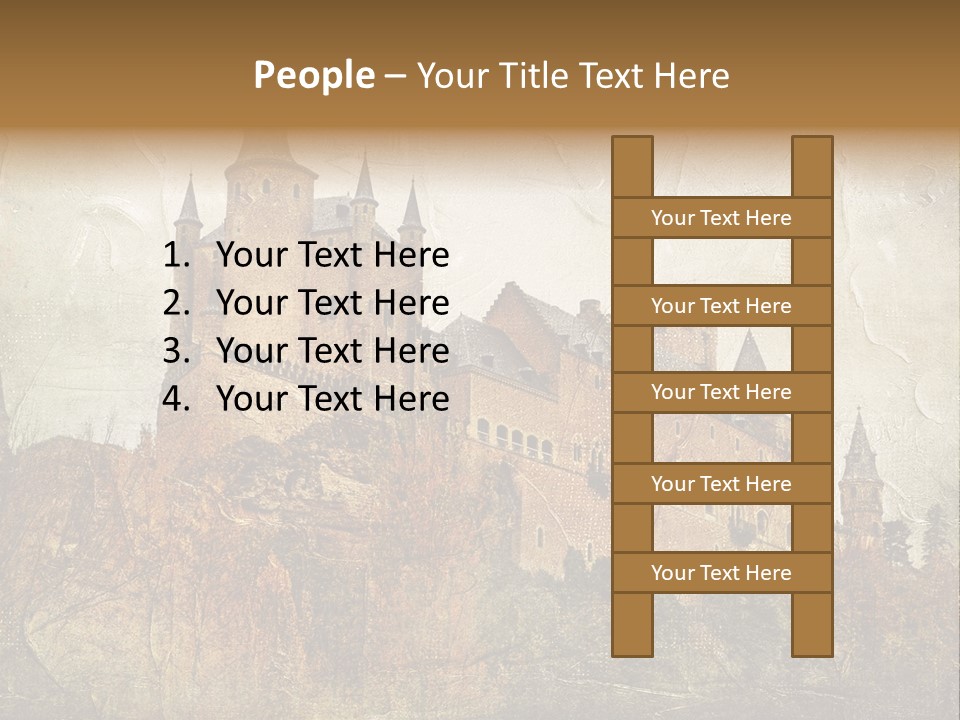 Majestic Palace Tower PowerPoint Template