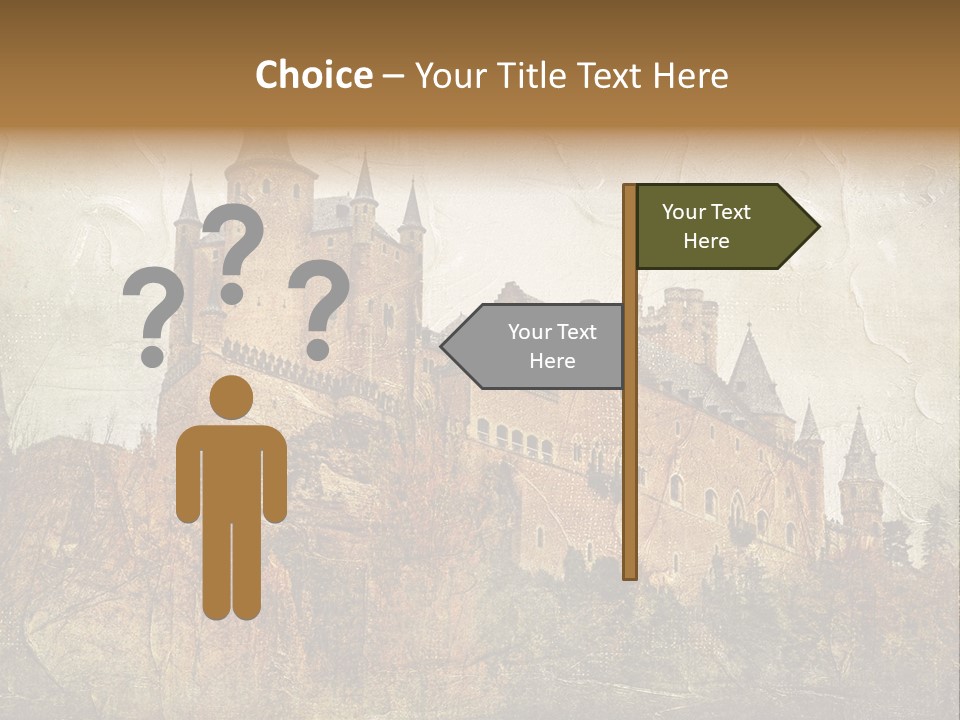 Majestic Palace Tower PowerPoint Template