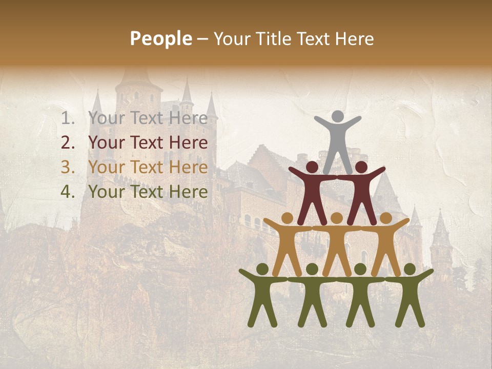 Majestic Palace Tower PowerPoint Template