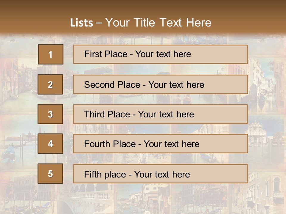 Collage Basilica Piazza PowerPoint Template