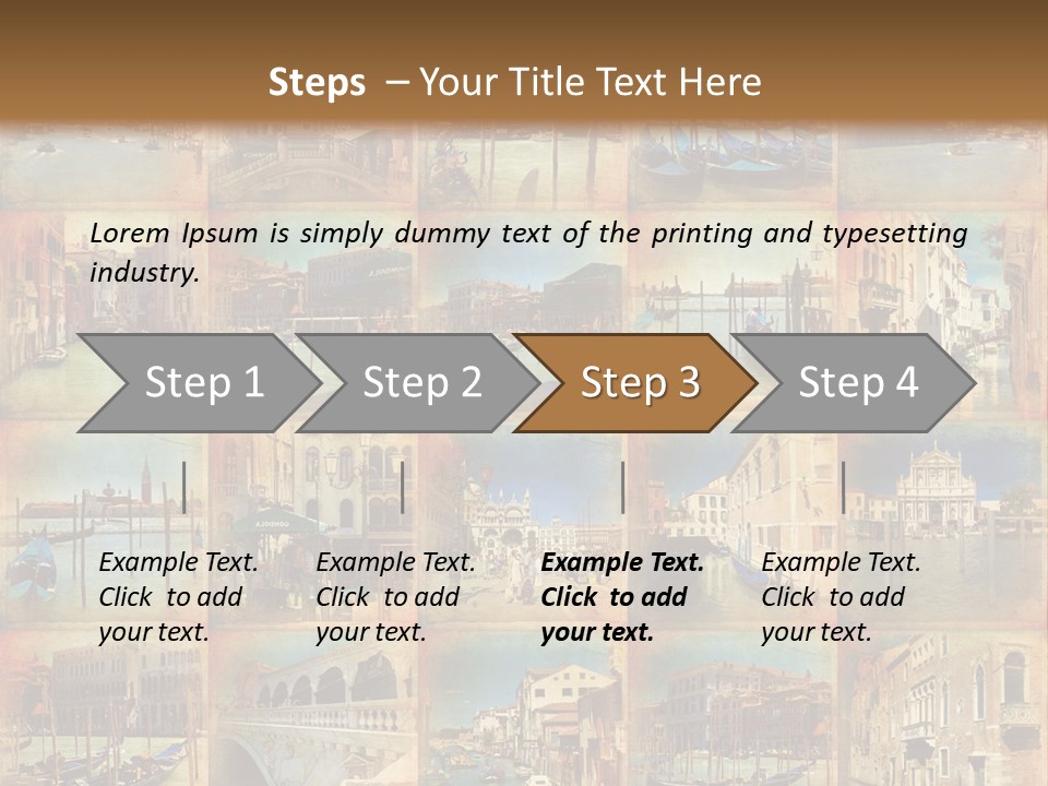 Collage Basilica Piazza PowerPoint Template