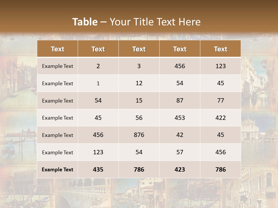 Collage Basilica Piazza PowerPoint Template