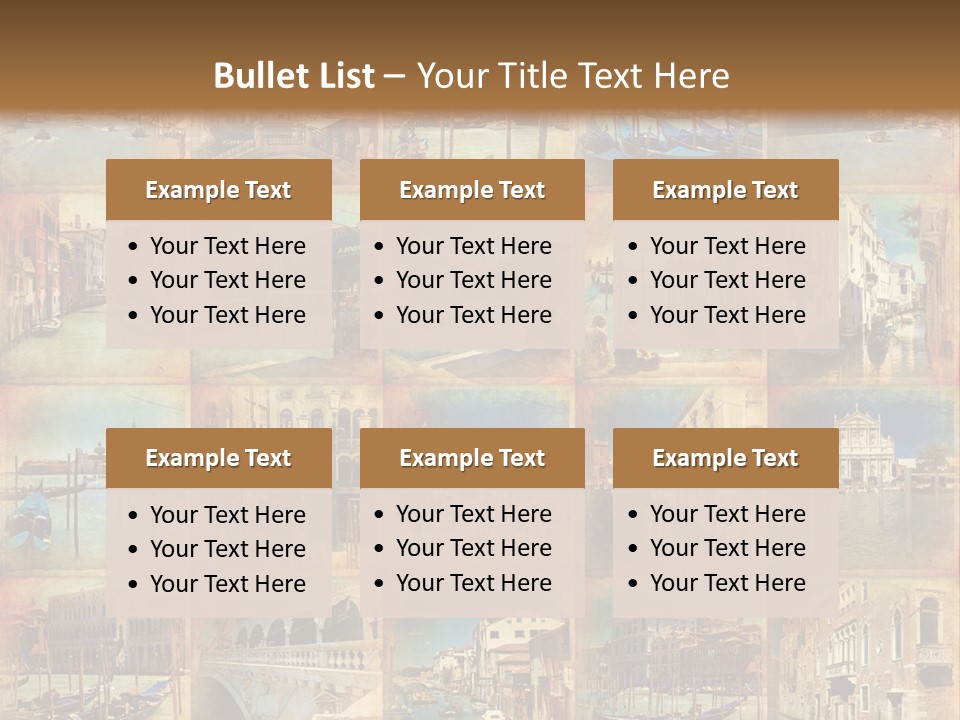 Collage Basilica Piazza PowerPoint Template