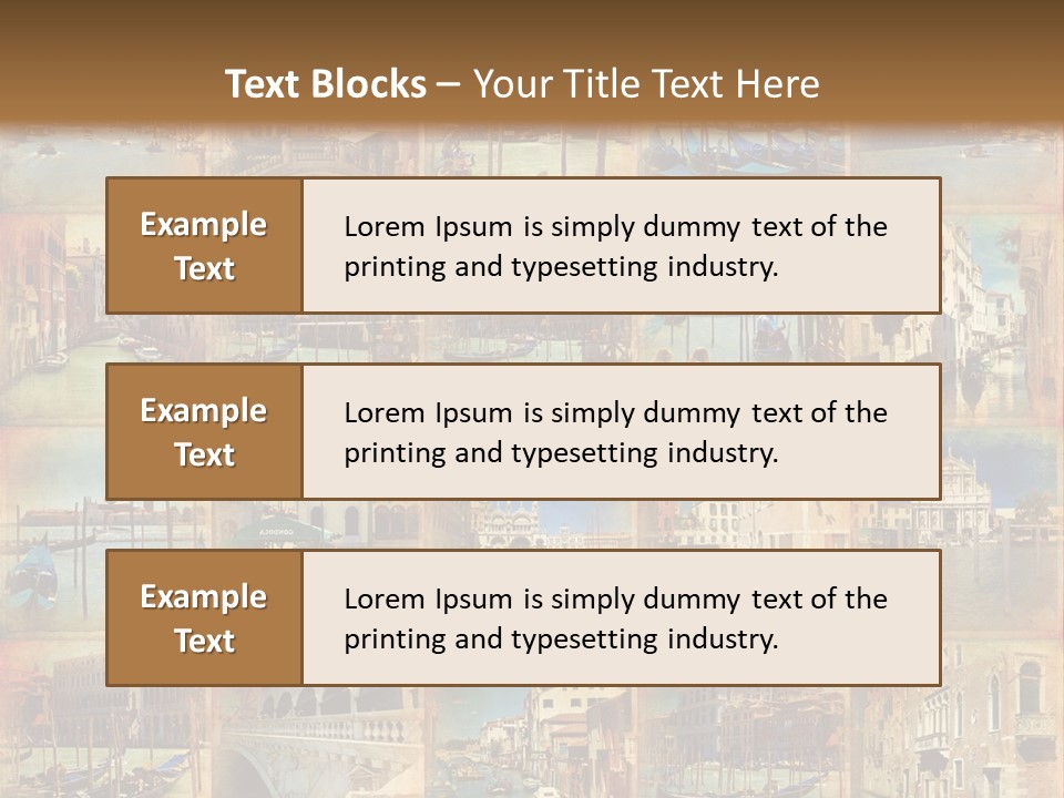 Collage Basilica Piazza PowerPoint Template