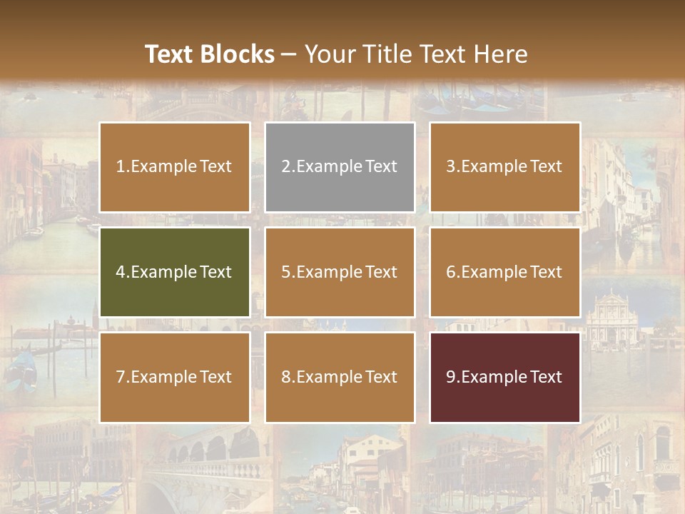 Collage Basilica Piazza PowerPoint Template