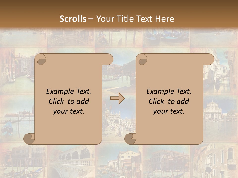 Collage Basilica Piazza PowerPoint Template