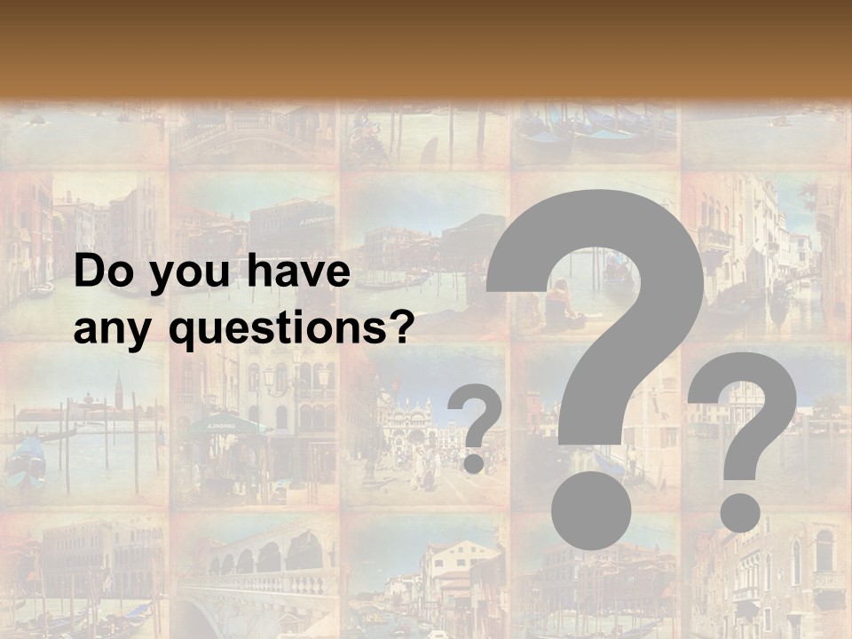 Collage Basilica Piazza PowerPoint Template