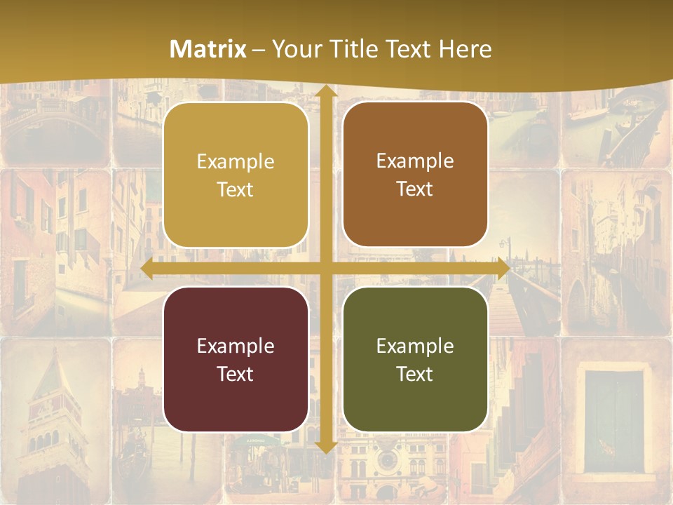 Leone Alato Retro Sospiri PowerPoint Template