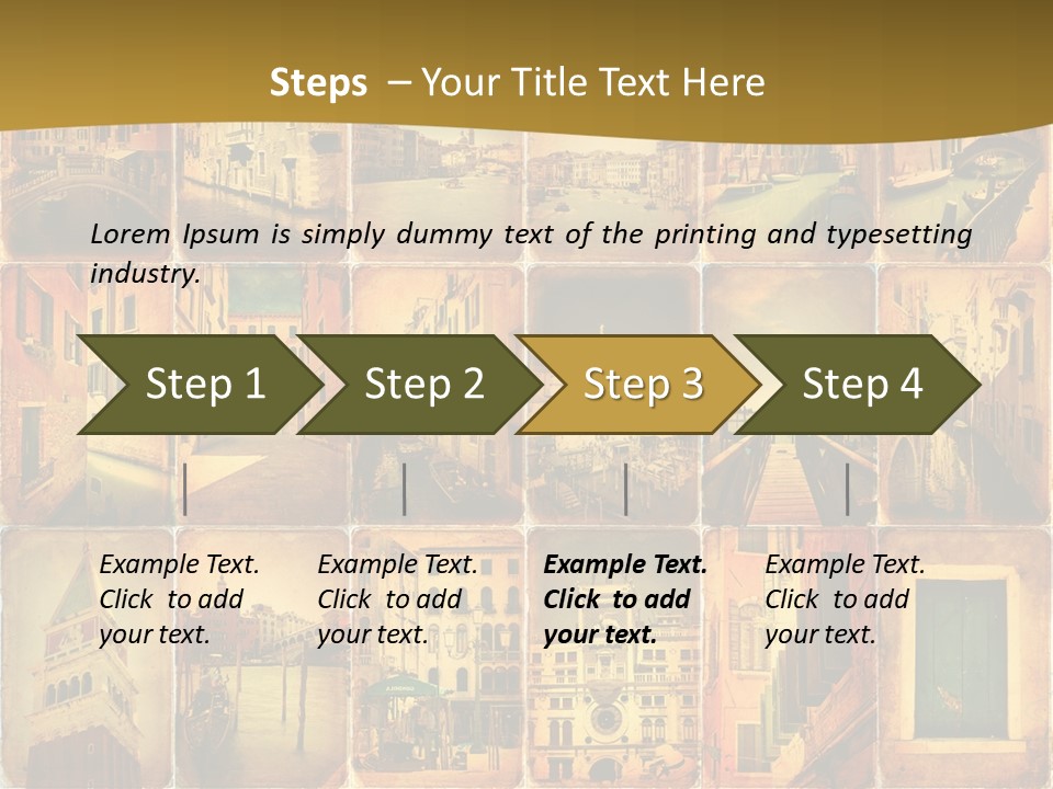 Leone Alato Retro Sospiri PowerPoint Template