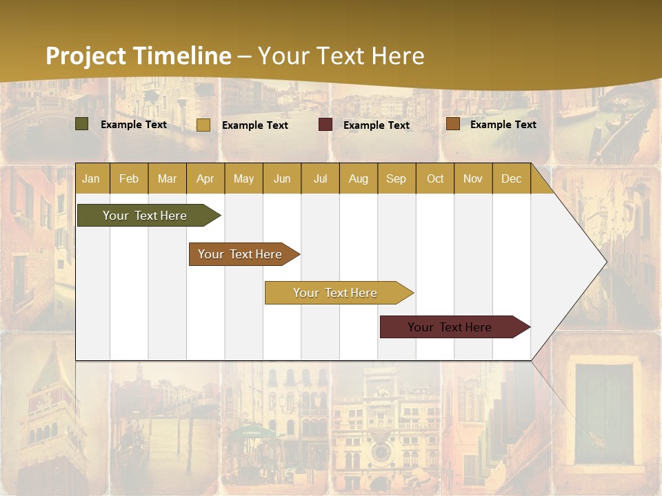 Leone Alato Retro Sospiri PowerPoint Template