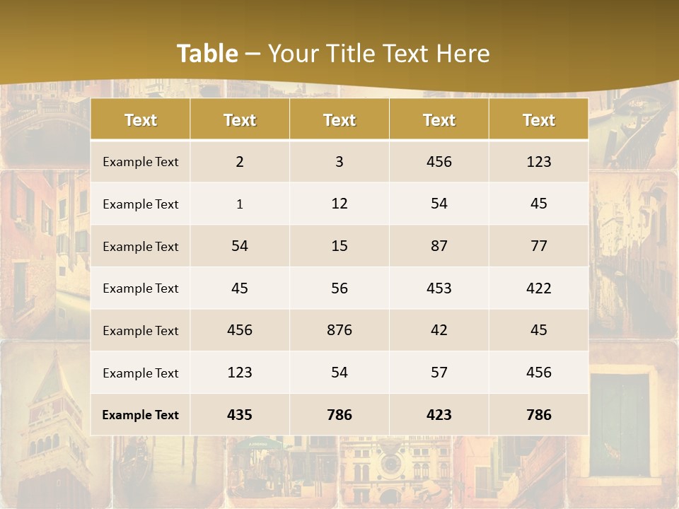 Leone Alato Retro Sospiri PowerPoint Template