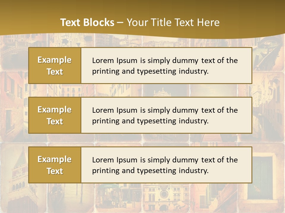 Leone Alato Retro Sospiri PowerPoint Template