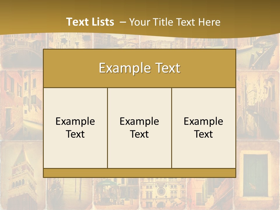Leone Alato Retro Sospiri PowerPoint Template