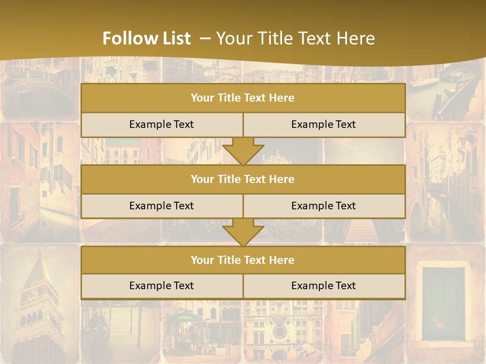 Leone Alato Retro Sospiri PowerPoint Template