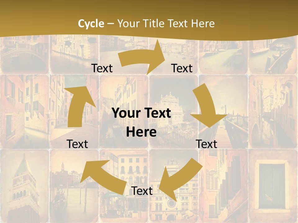 Leone Alato Retro Sospiri PowerPoint Template