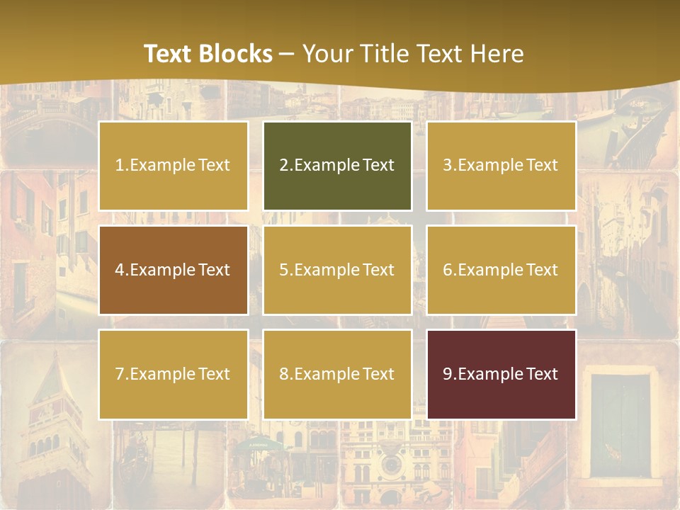 Leone Alato Retro Sospiri PowerPoint Template