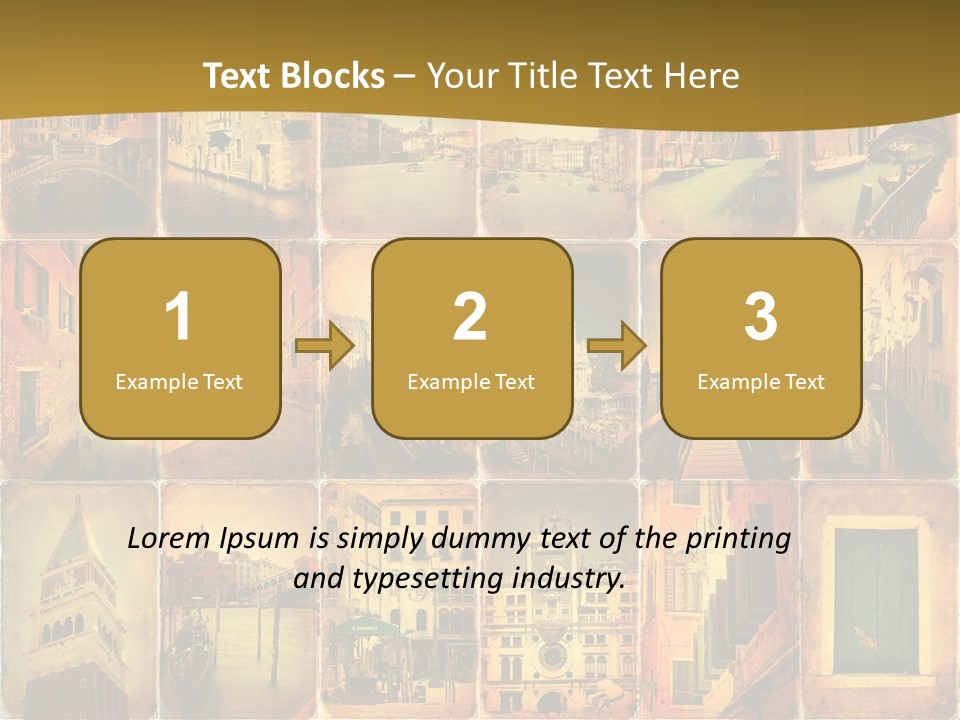 Leone Alato Retro Sospiri PowerPoint Template