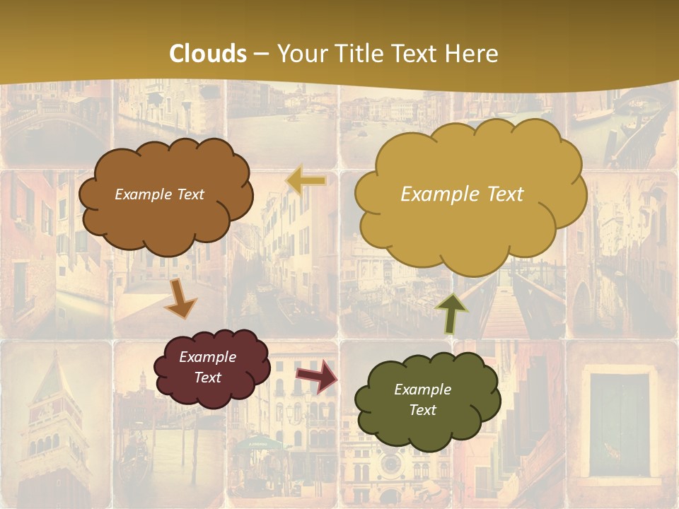 Leone Alato Retro Sospiri PowerPoint Template