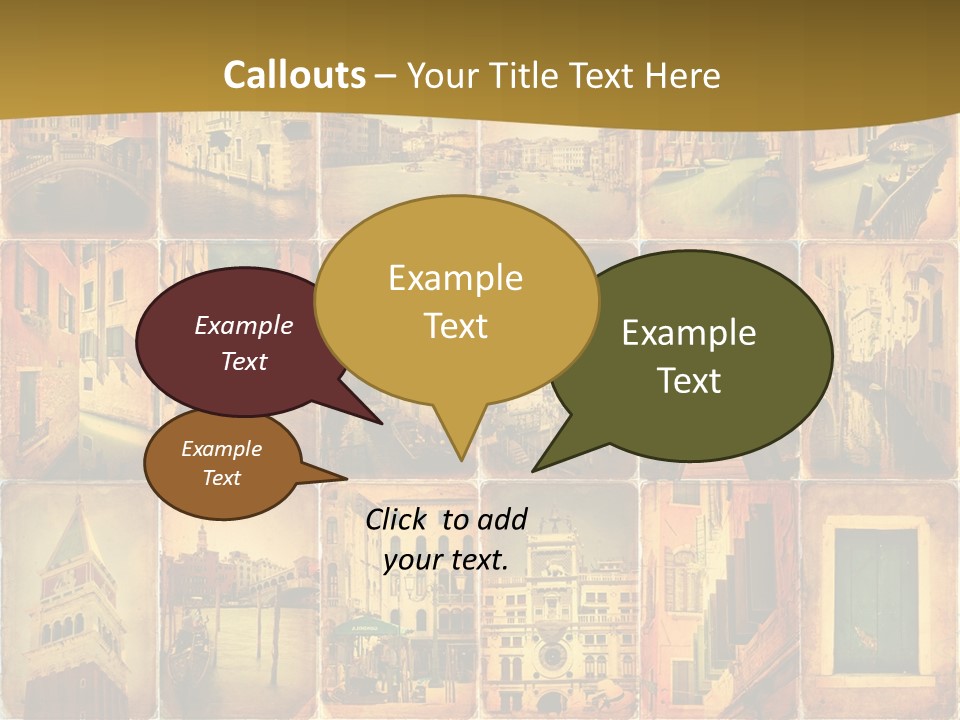 Leone Alato Retro Sospiri PowerPoint Template