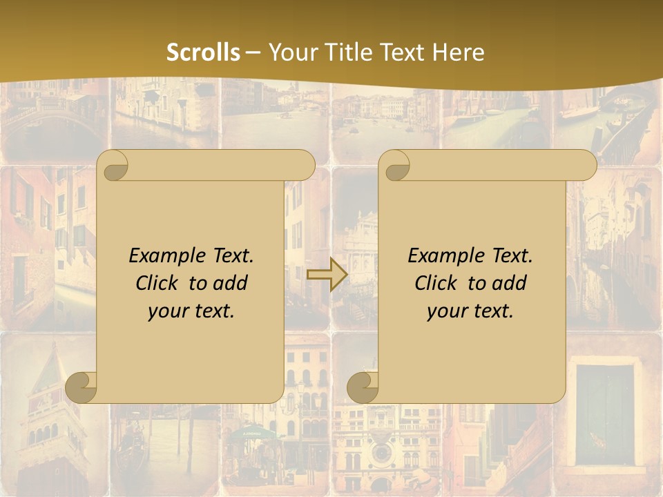 Leone Alato Retro Sospiri PowerPoint Template