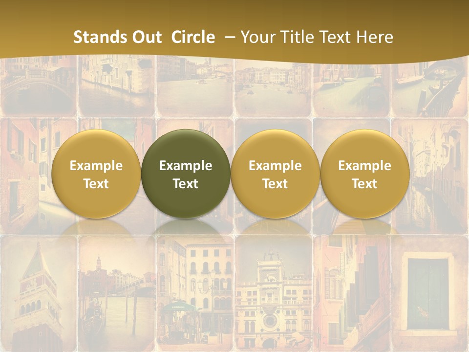 Leone Alato Retro Sospiri PowerPoint Template